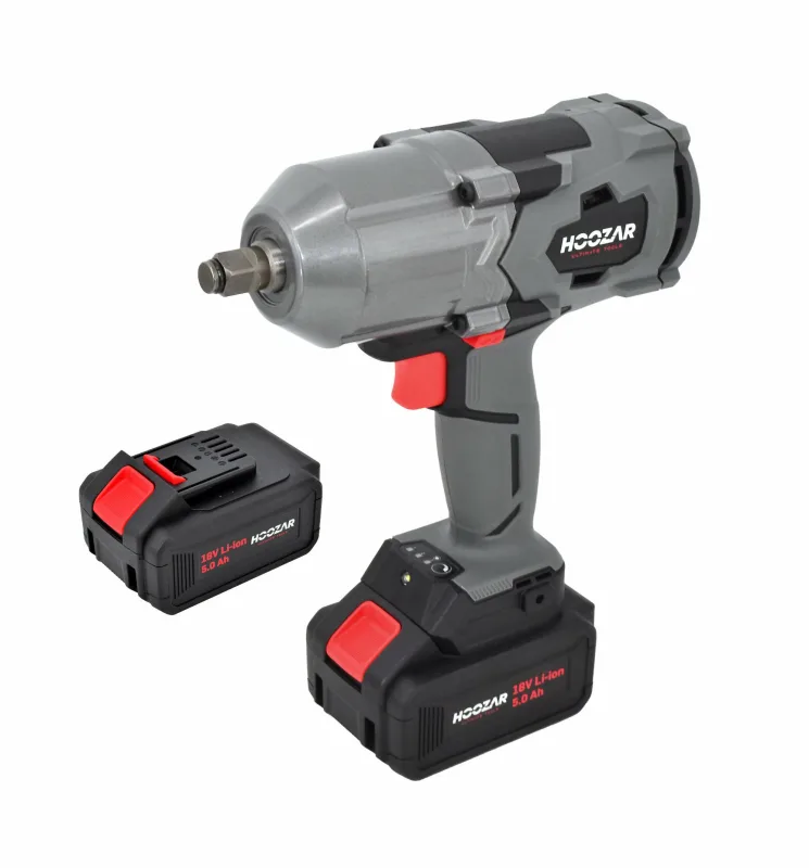 Hoozar klucz udarowy 1/2" 18v 2x5.0ah 1000nm iw30bl-t2