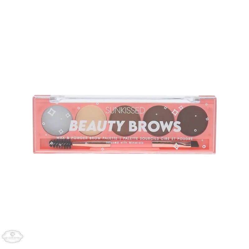 Sunkissed beauty brows palette 0.5g brow wax + 4 x 1g brow powder