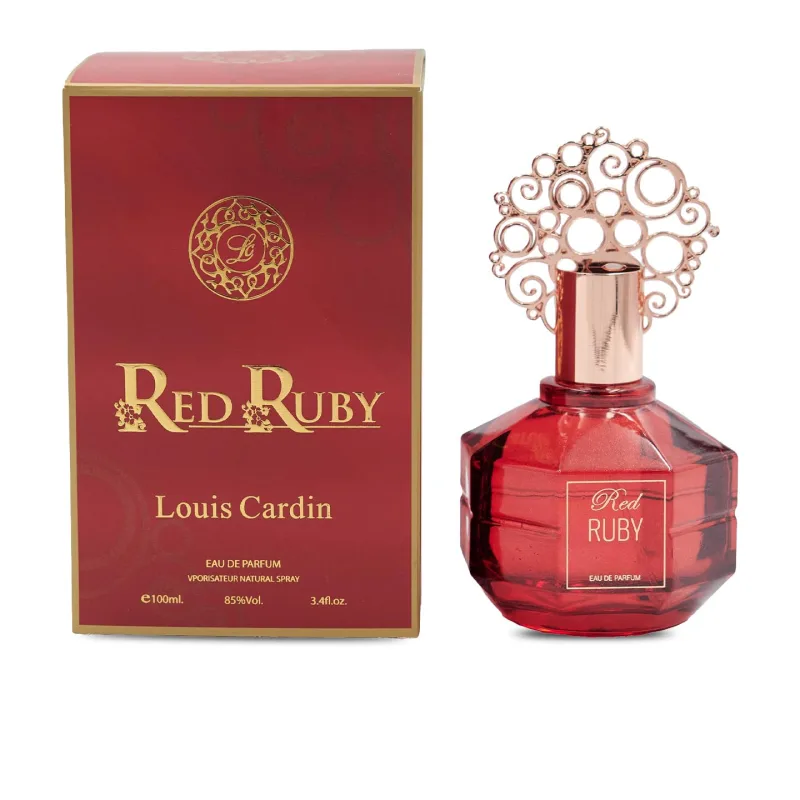 Louis cardin red ruby eau de parfum 100ml spray