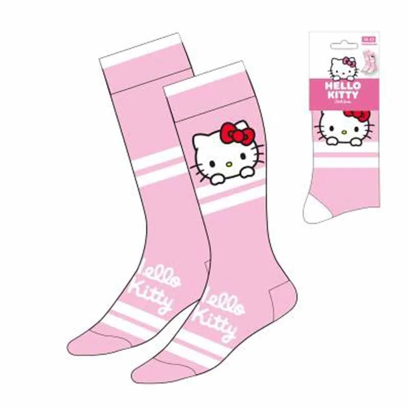 Calcetines infantiles con diseño de Hello Kitty - Comodidad y estilo para niños con su personaje favorito