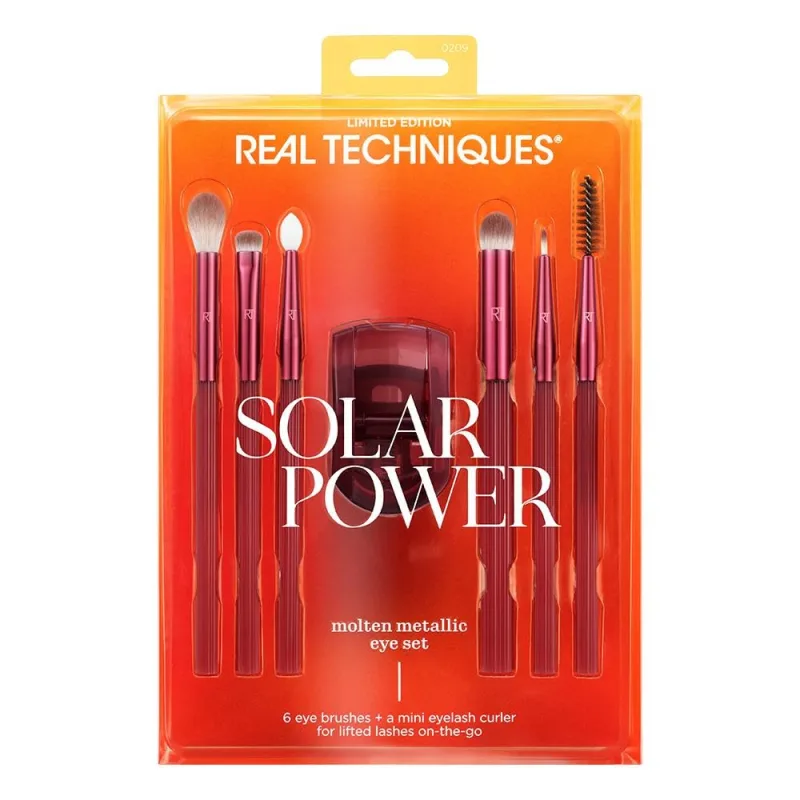 Set de ojos metálicos derretidos de Real Techniques Solar Power