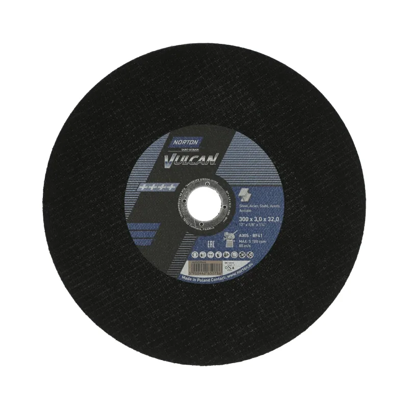 Norton tarcza.vulcan 350 x 3.5 x 25.4mm a30s do metalu /10szt.+1 gratis