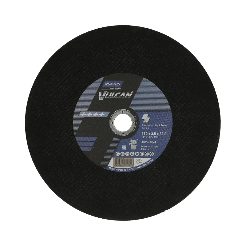 Norton tarcza.vulcan 350 x 3.5 x 32mm a30s do metalu /10szt.+1 gratis