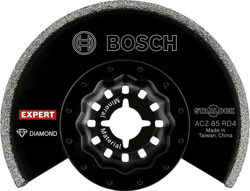 Bosch 1x Hoja Grout Segment EXPERT ACZ 85 RD4 (para Mortero, Baldosas de cerámica blanda, Ø 85 mm, Professional Accesorios Multiherramienta)