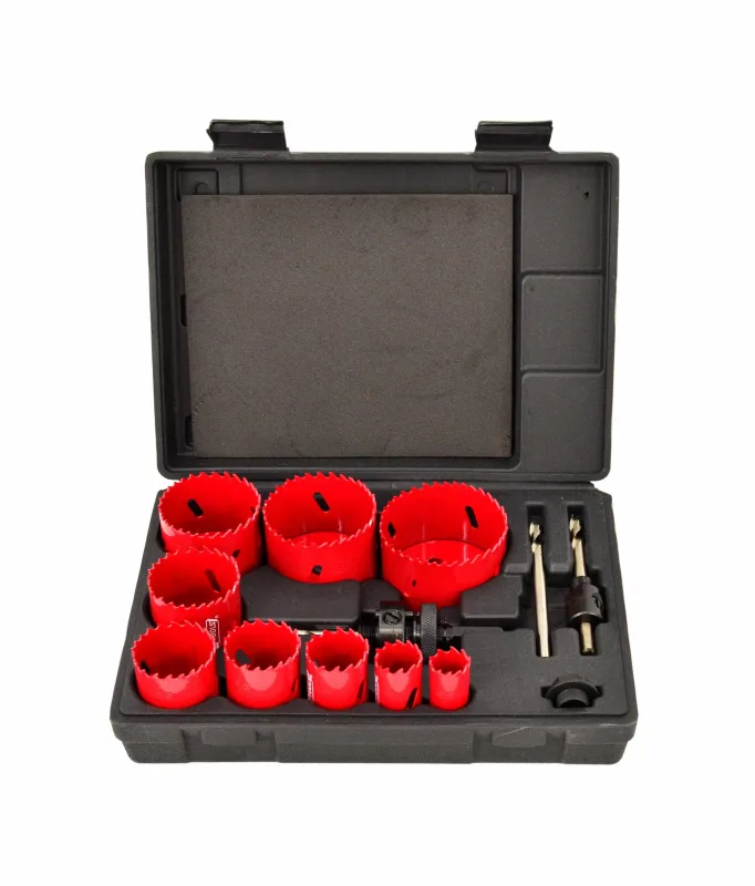 Juego de brocas bimetálicas Awtools 13 piezas 19-64mm