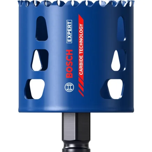 Bosch 1x Sierra de corona EXPERT Multi Material Power Change Plus (para Madera con metal, Ladrillo, Ø 68 mm, Professional Accesorios Taladro)