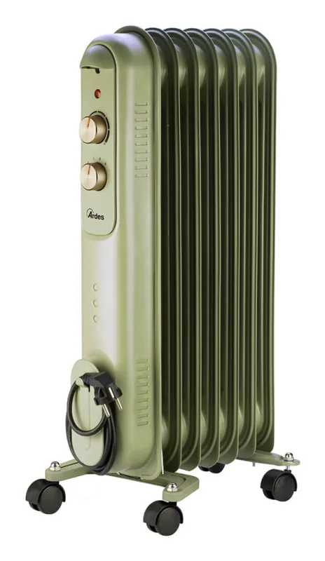 Ardes AR4R07VIN calefactor eléctrico Interior Verde 1500 W Radiador de aceite eléctrico