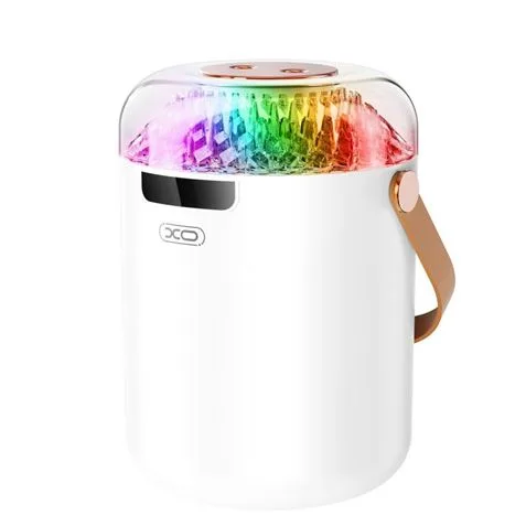 Xo hf13 humidificador - 5 modos de pulverizacion - bateria 500mah - capacidad 1.5l - rgb - color blanco