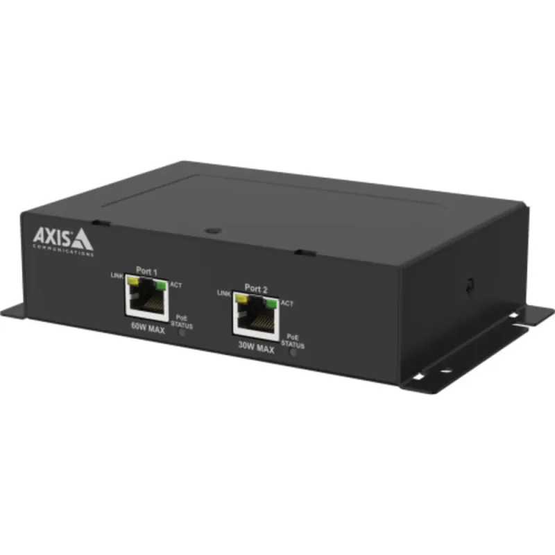 Axis Communications TU8010 - Extensor PoE de 2 puertos para interiores