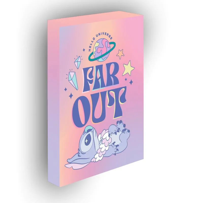 Lilo & stitch - lienzo con iluminación 30x40 planetary