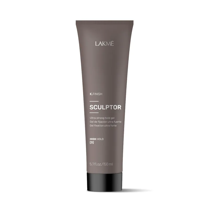 Lakme Gel de peinado fijación ultra fuerte, K.FINISH SCULPTOR. Gel fijación ultra fuerte y duradera para todo tipo de cabellos
