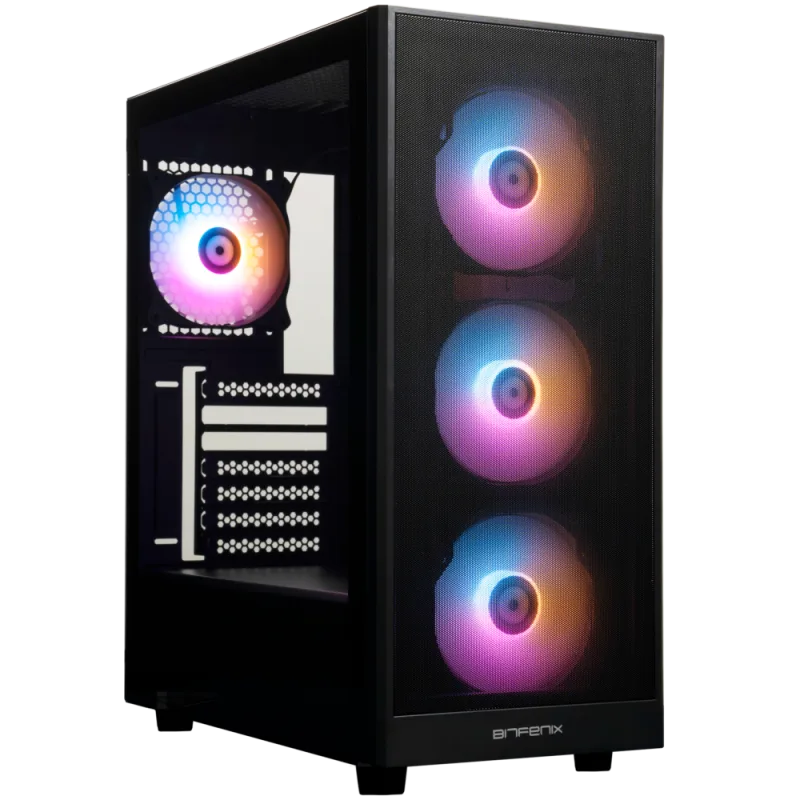 Caja semitorre atx grafi negro bitfenix