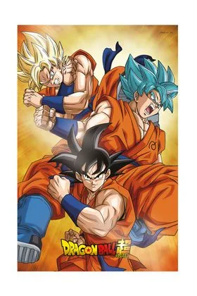 SD TOYS - Poster 3D Champa Goku States Dragon Ball Super - Medidas 38x58cm
