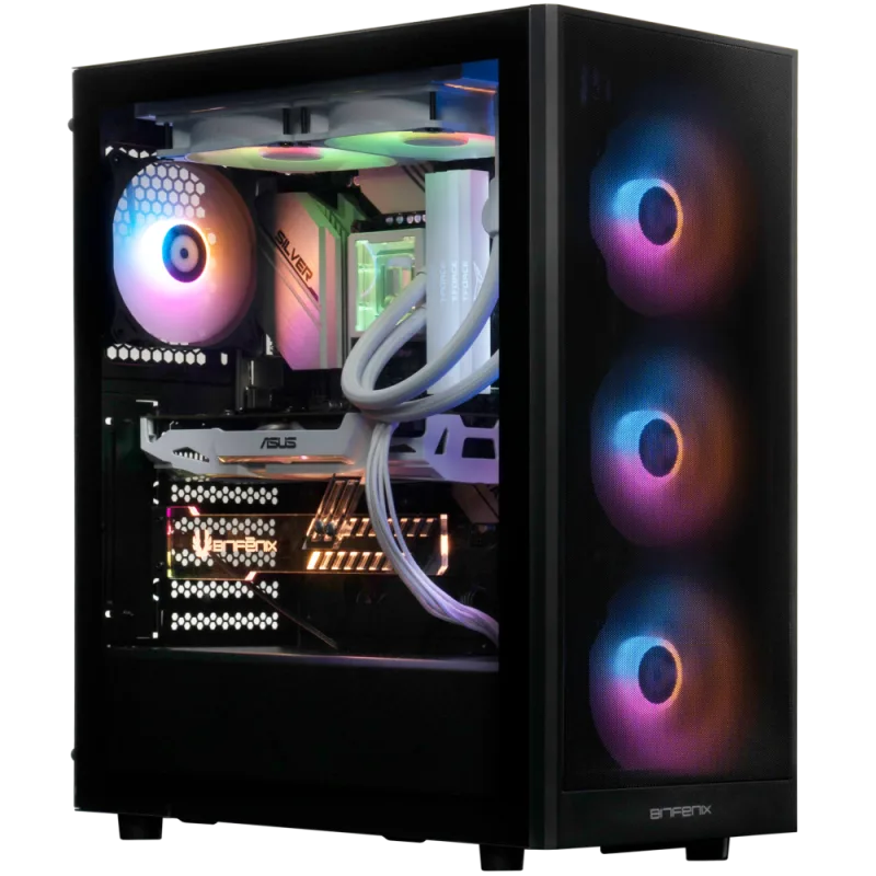 Caja semitorre atx grafi f-rgb negro bitfenix