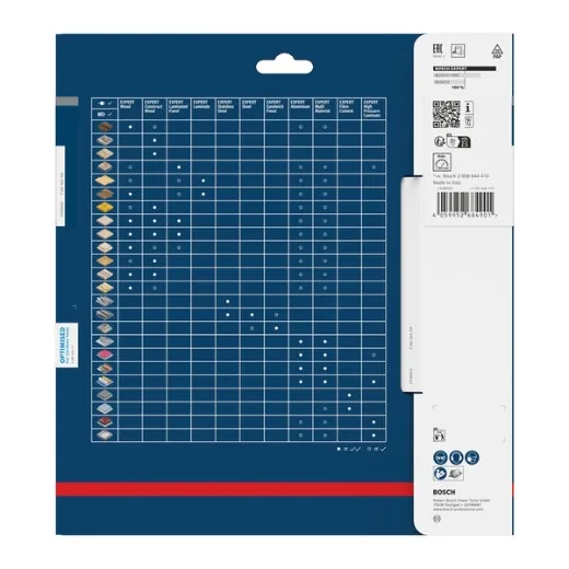 Bosch 1x Hoja de sierra circular EXPERT Wood cordless (para Madera blanda, Madera dura, Ø mm, Professional Accesorios Sierra circular ingletadora sin cable)