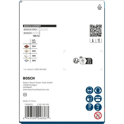 Bosch 1x Sierra de corona EXPERT Construction Material PC Plus (para Madera blanda, Aglomerado, Ø 86 mm, Professional Accesorios Taladro)
