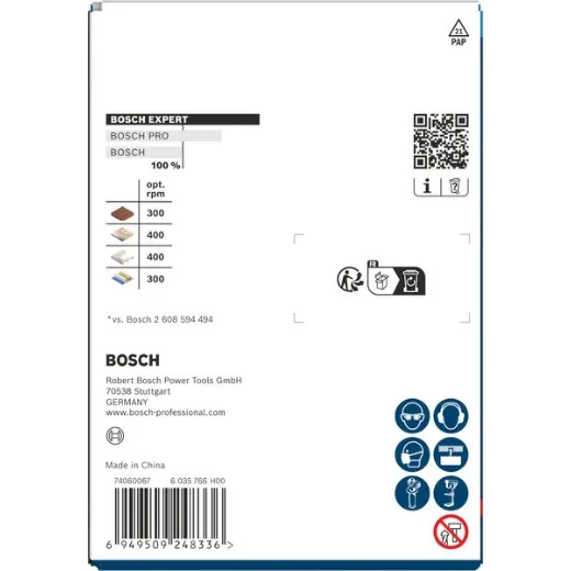 Bosch 1x Sierra de corona EXPERT Construction Material PC Plus (para Madera blanda, Aglomerado, Ø 79 mm, Professional Accesorios Taladro)