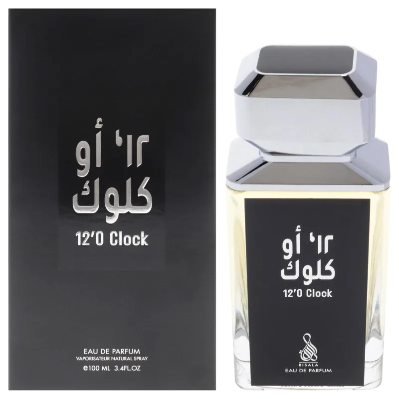 12 o Clock by Risala for Men - Spray EDP de 3.4 onzas