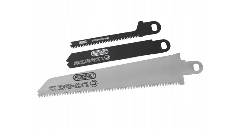 Stanley, modelo STA29992-XJ, hojas de sierra Scorpion, corte preciso y eficiente, alta durabilidad, ideal para trabajos industriales, 2 piezas, color metálico.