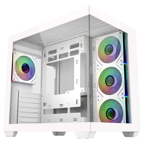Cooler Master Elite 681 - Carcasa para Ordenador (4 Ventiladores, Argb inversos, preinstalados, Soporte AIO hasta 360 mm, Soporte para Placa Base ATX Listo para RTX 50 Series hasta 410 mm, Conector