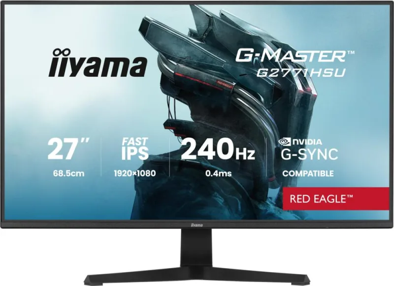 iiyama G-MASTER G2771HSU-B1 pantalla para PC 68,6 cm (27") 1920 x 1080 Pixeles Full HD Negro