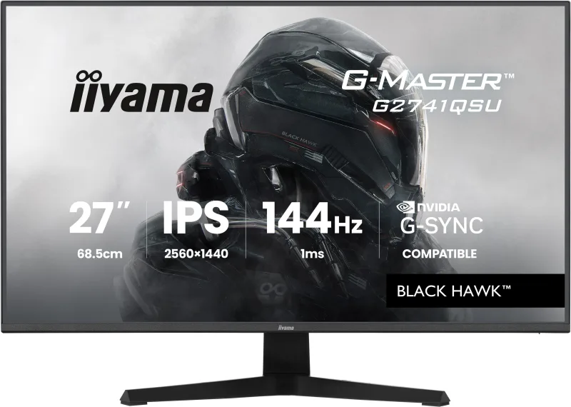 iiyama G-MASTER G2741QSU-B1 pantalla para PC 68,6 cm (27") 2560 x 1440 Pixeles Negro