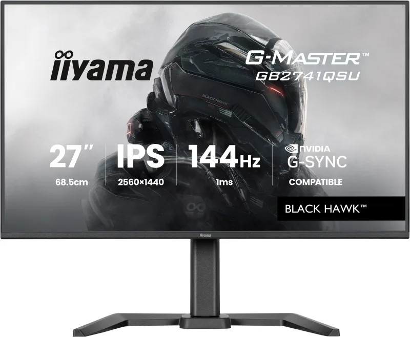 iiyama G-MASTER GB2741QSU-B1 pantalla para PC 68,6 cm (27") 2560 x 1440 Pixeles Negro