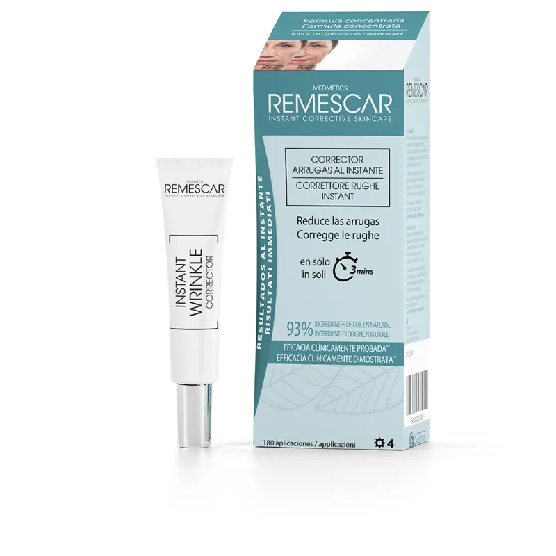 Remescar - Corrector de arrugas instantáneo de 8 ml, crema antiarrugas - Clínicamente probado para el antienvejecimiento y la reducción de las arrugas - Reduce los signos de envejecimiento al instante