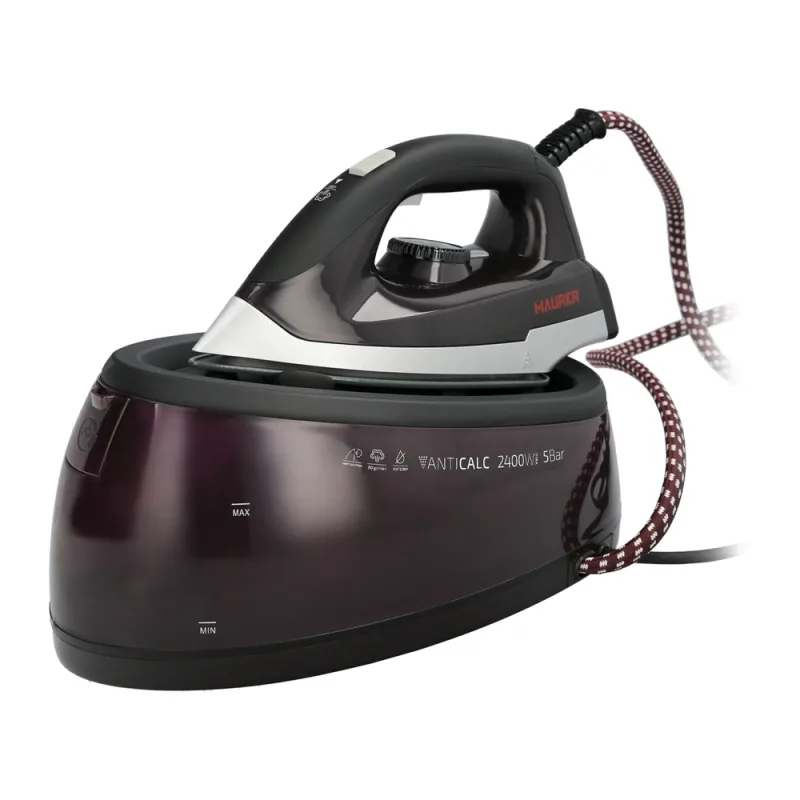 Maurer Plancha Vapor-Centro Planchado 2400 Watt.