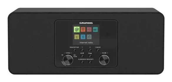 Grundig DTR 5100 2.0 DAB+ WEB Portátil Analógico y digital Negro