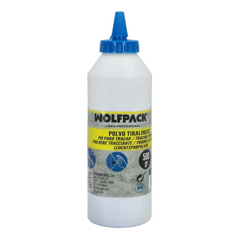 WOLFPACK LINEA PROFESIONAL Polvo Tiralineas Azul Bote 500 Gramos Entry