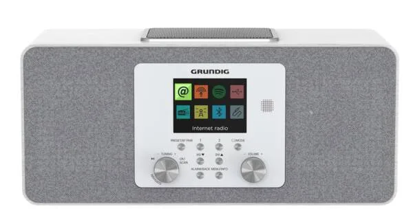 Grundig DTR 6100 2.1 DAB Portátil Analógico y digital Blanco