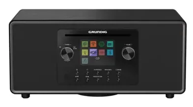 Grundig DTR 7100 Portátil Analógico y digital Negro
