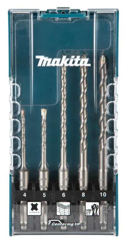 Makita E-15718 SDS-PLUS - Juego de brocas para mampostería (5 piezas)