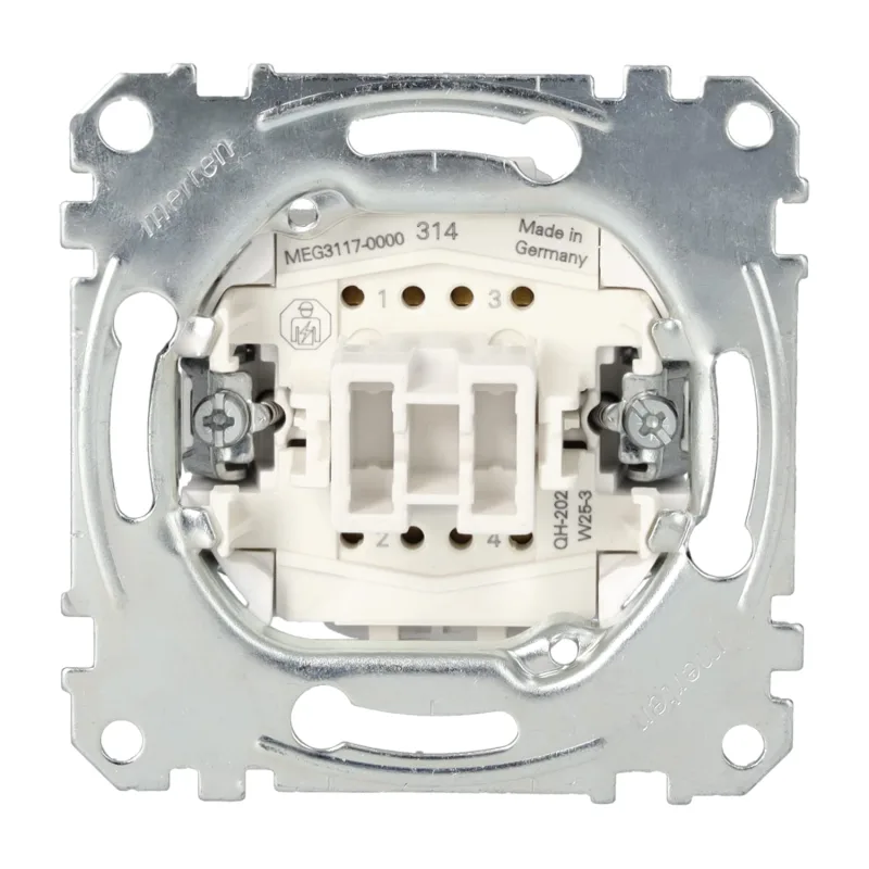 Merten MEG3117-0000 interruptor eléctrico 1P Metálico