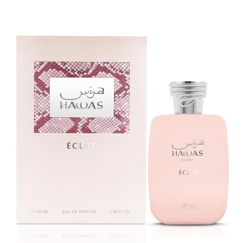 Rasasi hawas for her éclat eau de parfum 100ml spray