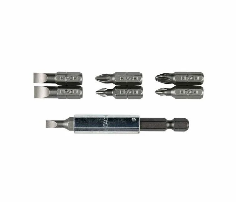 Hikoki tools 752397 - Juego puntas phillips+pozidriv+gleuf 25mm(7u)