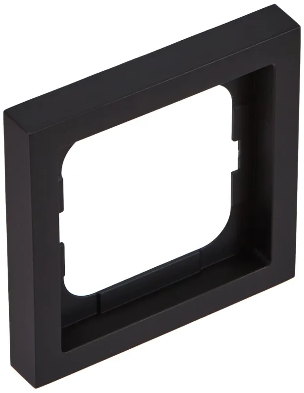 Busch-Jaeger 1754-0-4419 placa de pared y cubierta de interruptor Negro