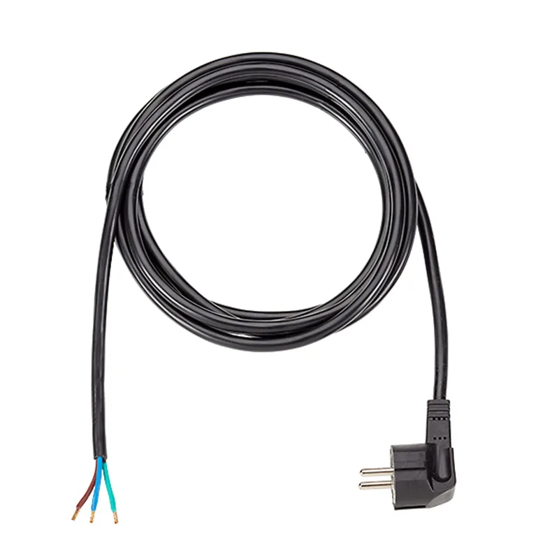 Bachmann - Conexion schuko 3g1,5mm 2m negro clavija acodada