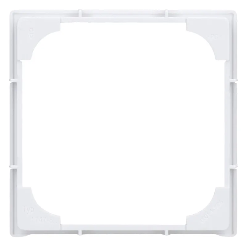 Busch-Jaeger 1710-0-3861 placa de pared y cubierta de interruptor Blanco