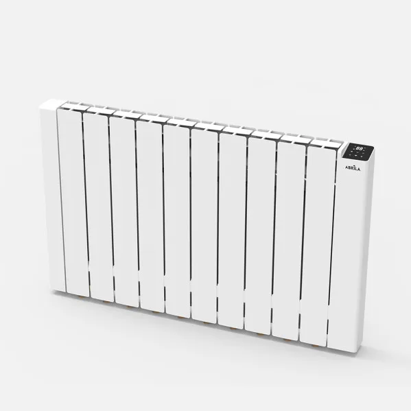 ABRILA - City - Emisor Térmico con Fluido Blanco 2000W | Control WiFi | Termostato | Temporizador | Programación 7 Días | Protección Contra Sobrecalentamiento | Blanco