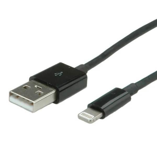 VALUE USB A/Lightning 1m Negro