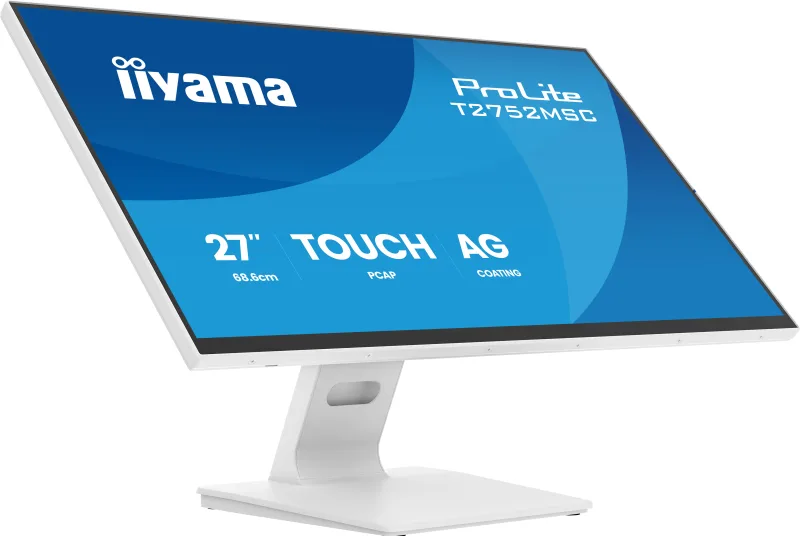 iiyama ProLite T2752MSC-W1AG pantalla para PC 68,6 cm (27") 1920 x 1080 Pixeles Full HD LCD Pantalla táctil Blanco