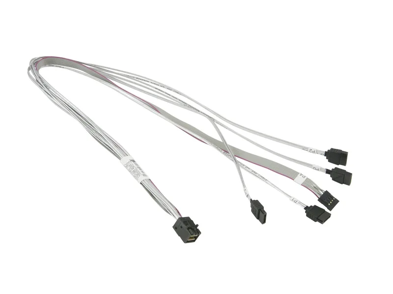 Supermicro MiniSAS HD / 4 SATA 0.7 m Blanco