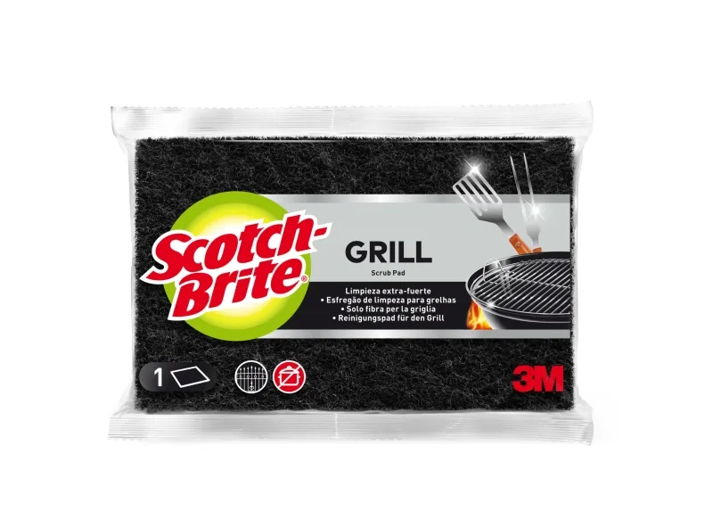 Scotch-brite estropajo para parrillas - color negro