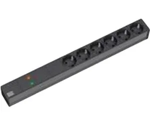 Bachmann 333.536 unidad de distribución de energía (PDU) 6 salidas AC 1U Negro