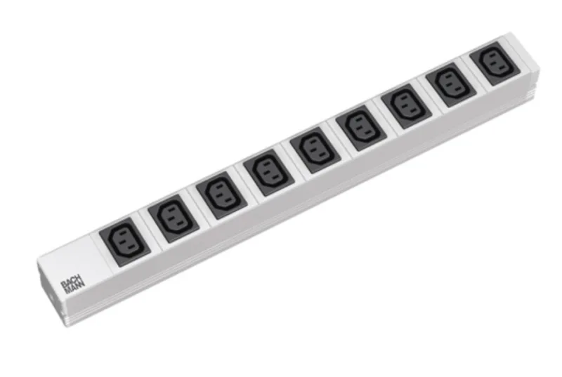 Secomp 19.07.1202 base múltiple 2 m 9 salidas AC Aluminio