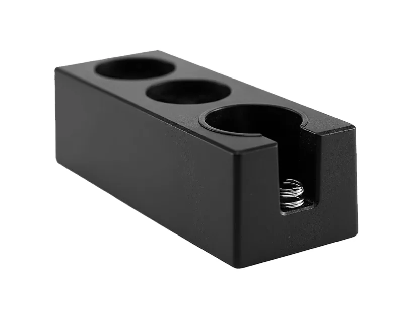 Cecotec Estación de Prensado para Espresso Baristeo Tamper Station. Diseño 3 en 1 para Prensador, Nivelador y Portafiltro, Compatible 51-58 mm, Material ABS Fácil Limpiar, Optimiza Espacio