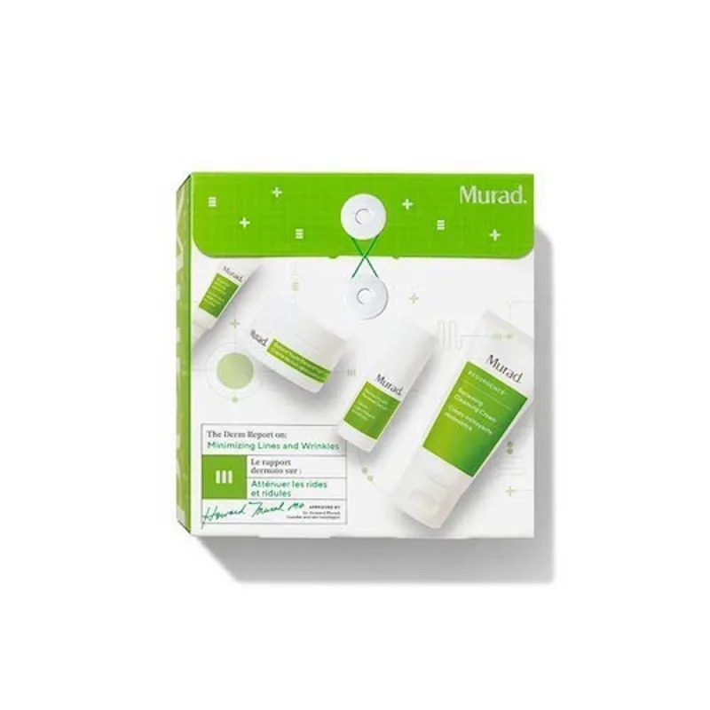 Murad El informe Derm sobre: Reducir las líneas y arrugas | Regalo de Navidad | Set de reducción de arrugas | Set para el cuidado de la piel | Vale £75