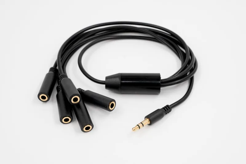 Splitter 1 a 5 - Jack 3,5 mm - Accesorio para The Pill by Shelly, Cable divisor para 5 sensores DS18B20, Medición de temperatura multipunto, Compatible con The Pill by Shelly